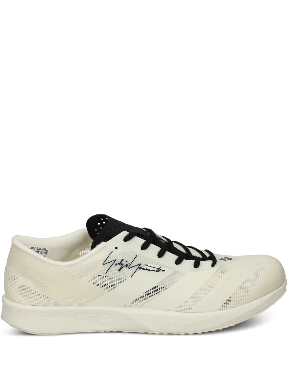Y-3 Adizero Rc6 — White — Size US M 3.5 - US W 5 — Front View