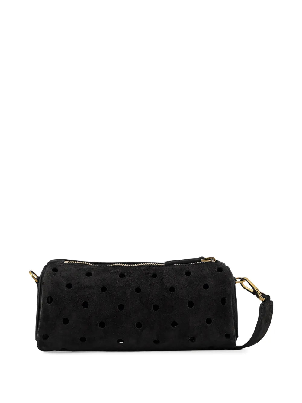 Manu Atelier Mini Cylinder Perforated Shoulder Bag — Same as shown — Size One Size — Side View