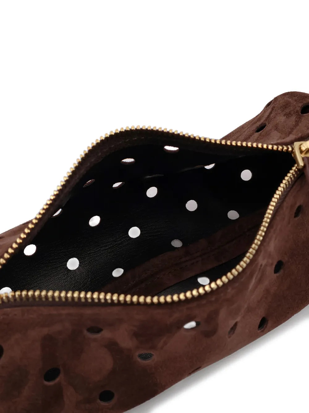Manu Atelier Mini Cylinder Perforated Shoulder Bag — Same as shown — Size One Size — Top View