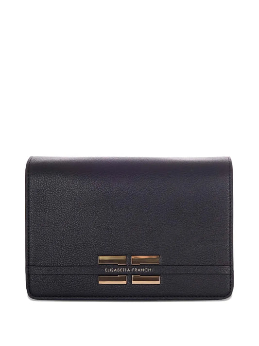 Elisabetta Franchi Logo Applique Shoulder Bag — Same as shown — Size One Size — Front View
