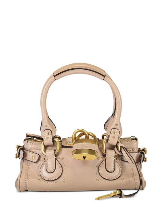 Chloe Small Paddington Padlock Shoulder Bag — Same as shown — Size One Size — Front View