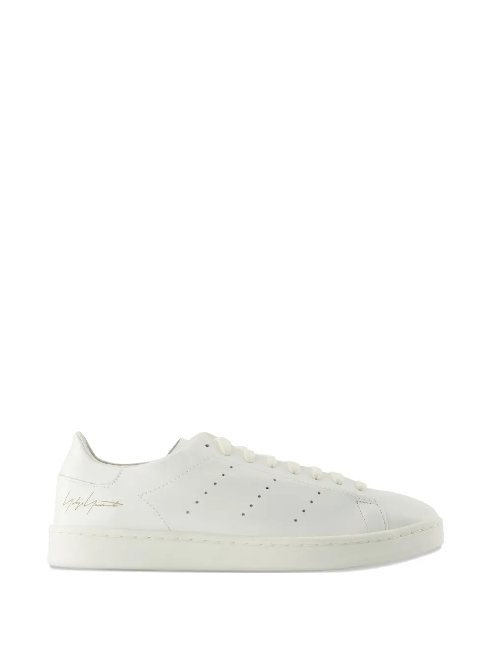 Y-3 Stan Smith Leather — White — Size US M 3.5 - US W 5 — Front View