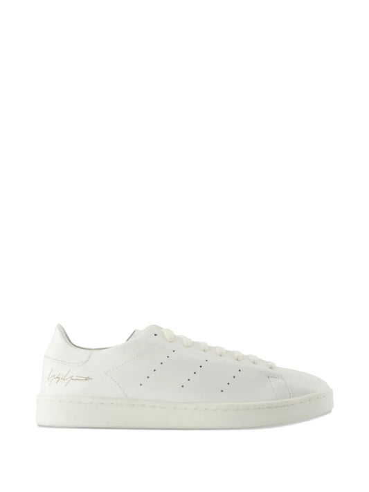 Y-3 Stan Smith Leather — White — Size US M 3.5 - US W 5 — Front View