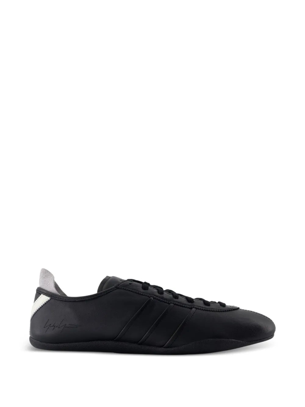 Y-3 Tokyo Laced Leather — Black — Size US M 3.5 - US W 5 — Front View