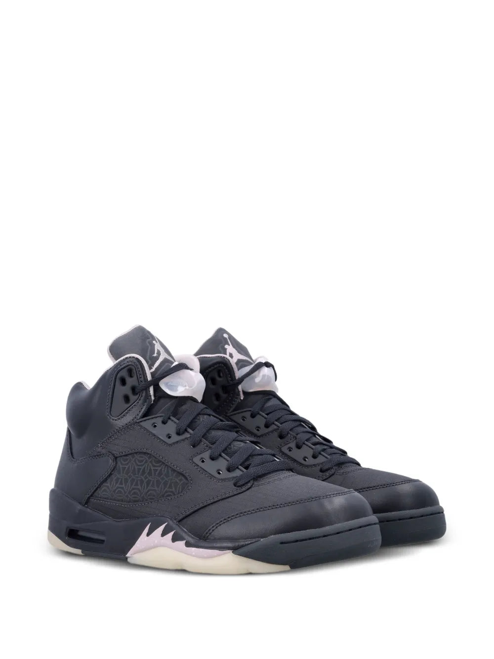 Nike X Paris Saint German Air Jordan 5 — Black — Size US M 3.5 - US W 5 — Side View