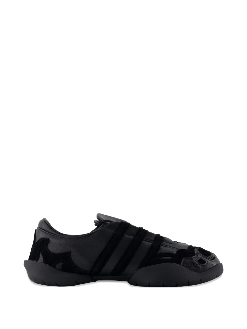 Y-3 Regu 3-Stripes — Black — Size US M 3.5 - US W 5 — Front View