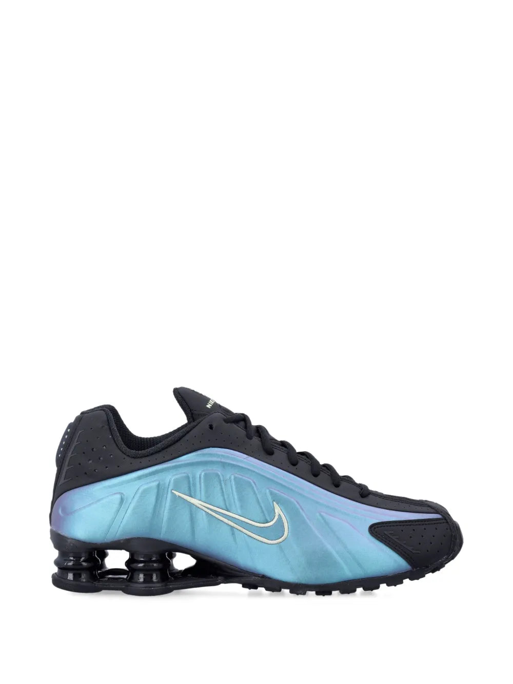 Nike Shox R4 Perforated-Detail — Blue — Size US M 3.5 - US W 5 — Front View