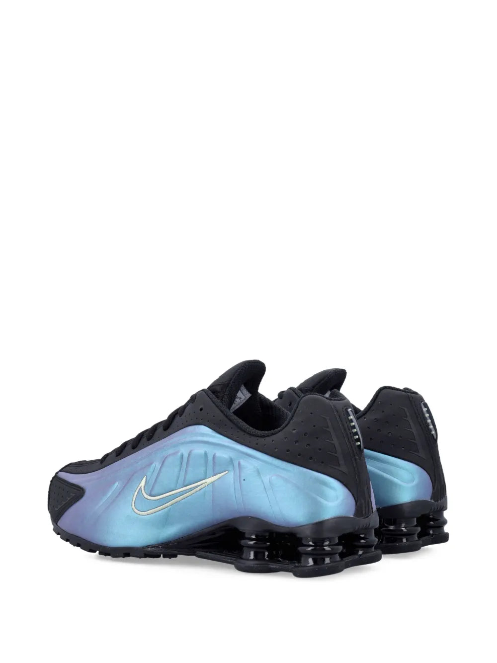 Nike Shox R4 Perforated-Detail — Blue — Size US M 3.5 - US W 5 — Top View