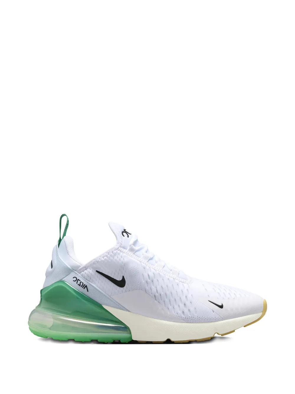 Nike Air Max 270 Logo-Detail — White — Size US M 3.5 - US W 5 — Front View