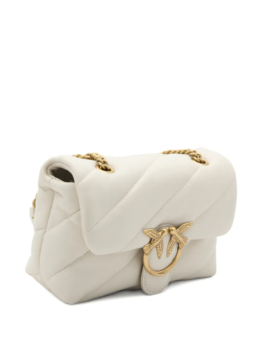 Pinko Quilted Chain Strap Shoulder Bag — Same as shown — Size One Size — Back View