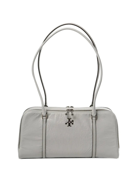 Tory Burch Small Logo Detail Zip Fastening Shoulder Bag — Same as shown — Size One Size — Front View
