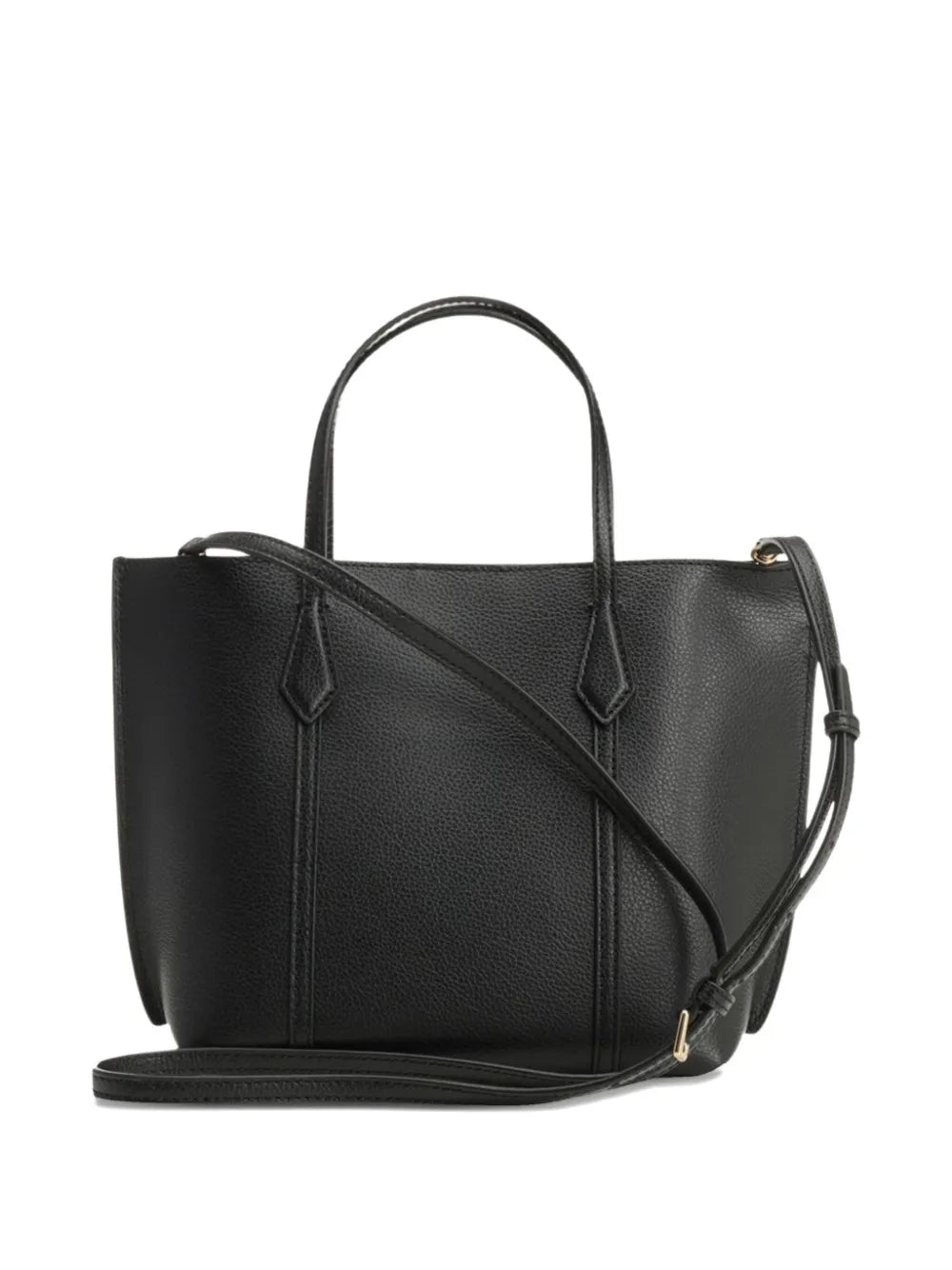 Tory Burch Small Perry Logo Leather Shoulder Bag — Same as shown — Size One Size — Side View