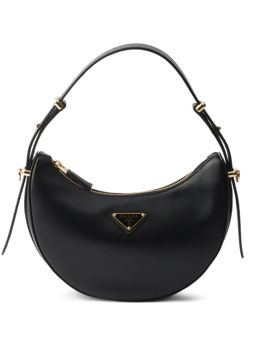Prada Mini Arque Leather Shoulder Bag — Same as shown — Size One Size — Front View