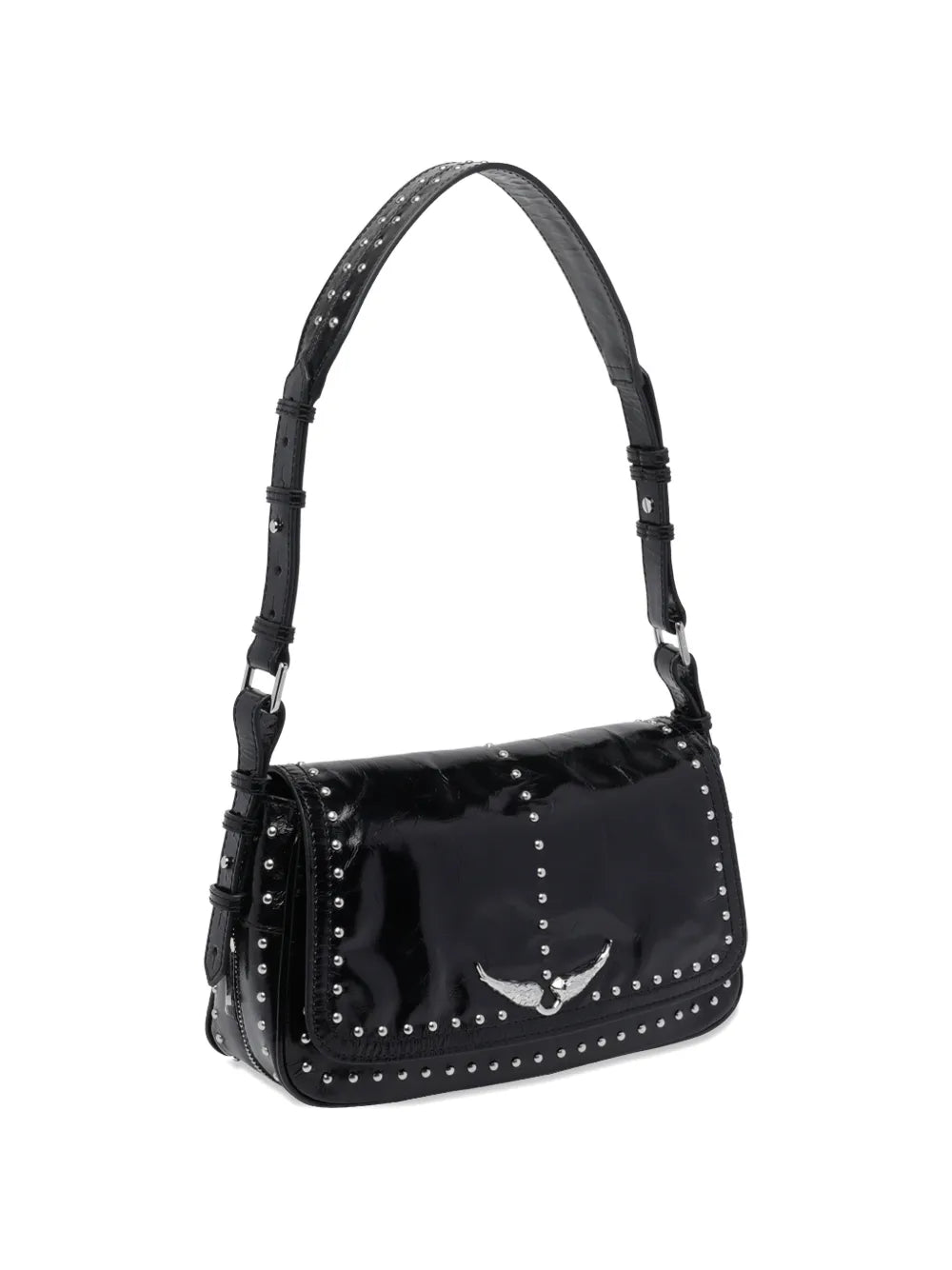 Zadigvoltaire Studs Removable Strap Shoulder Bag — Same as shown — Size One Size — Back View