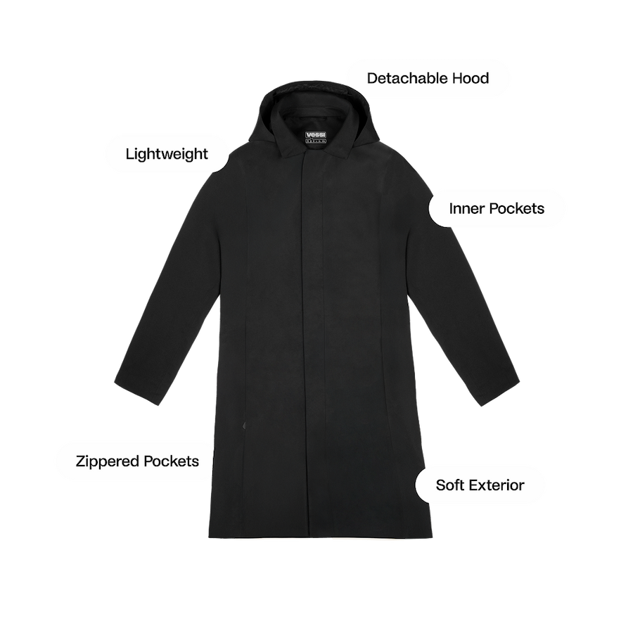 Women's Trinity Rain Jacket - Black