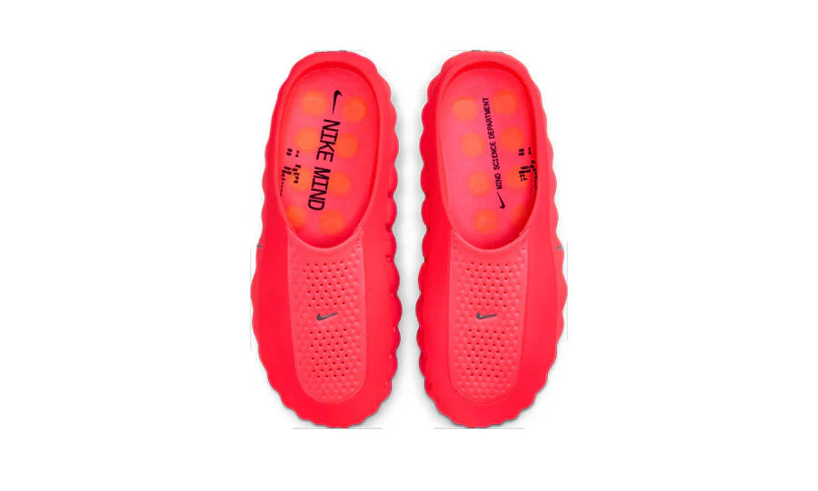 Nike Mind 001 Slide — Solar Red — Size US M 3.5 - US W 5 — Back View